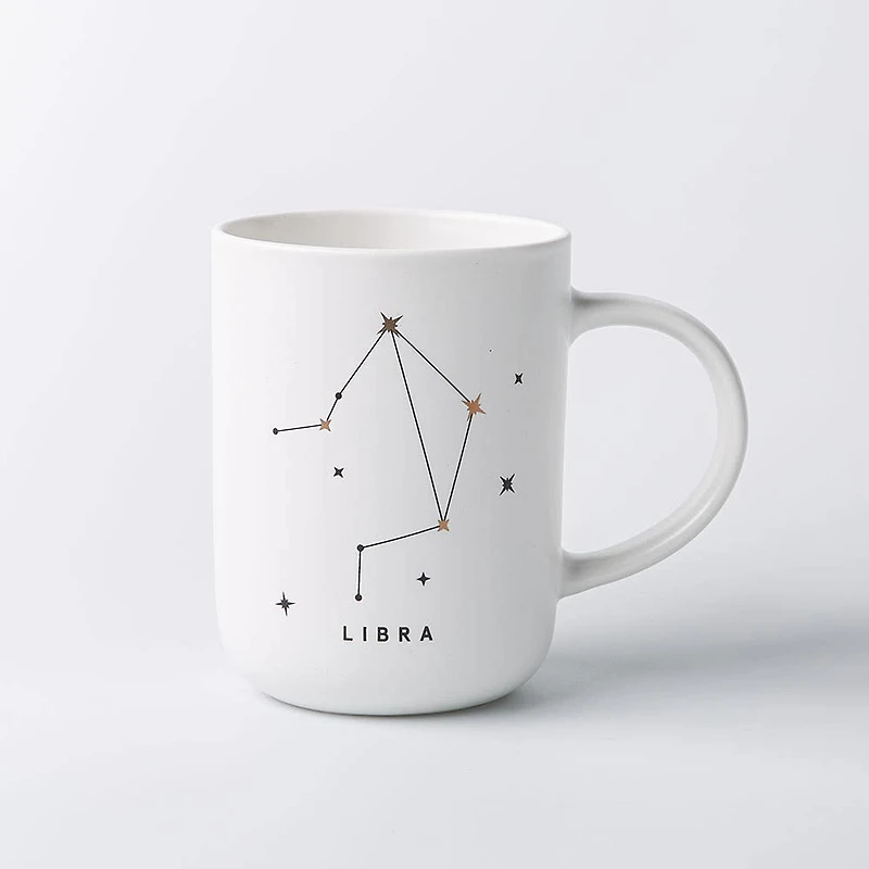 KSP Zodiac 'Libra' Porcelain Mug 16oz. (White)