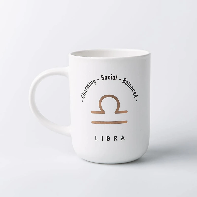 KSP Zodiac 'Libra' Porcelain Mug 16oz. (White)
