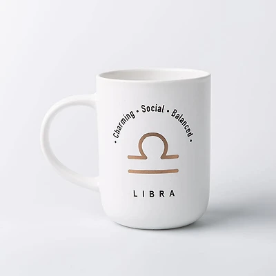 KSP Zodiac 'Libra' Porcelain Mug 16oz. (White)