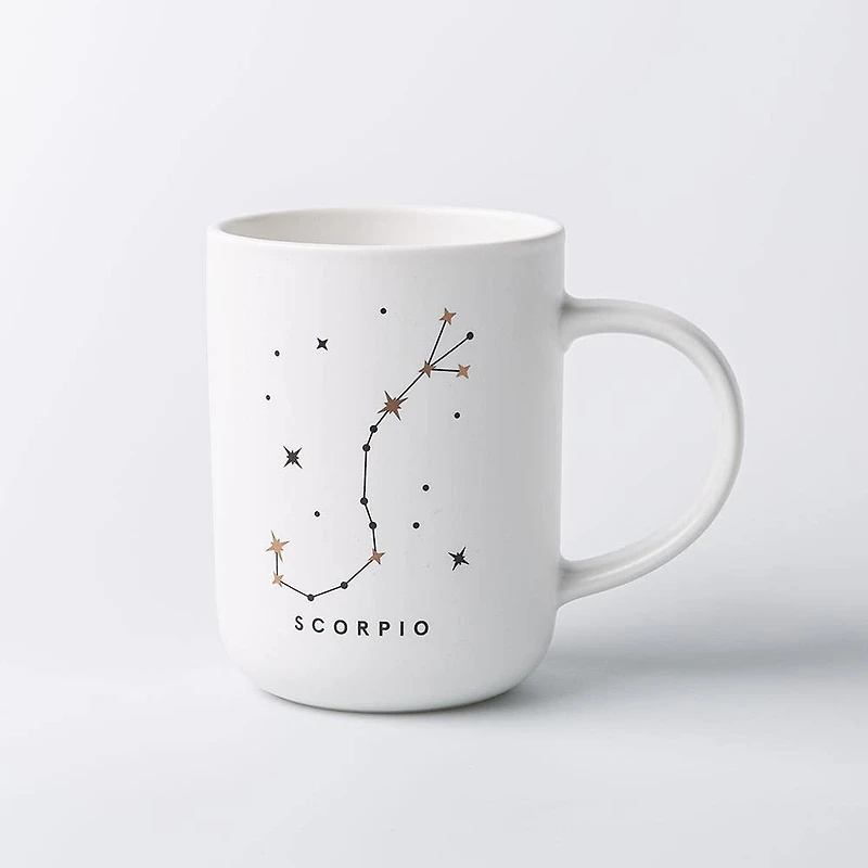 KSP Zodiac 'Scorpio' Porcelain Mug 16oz. (White)