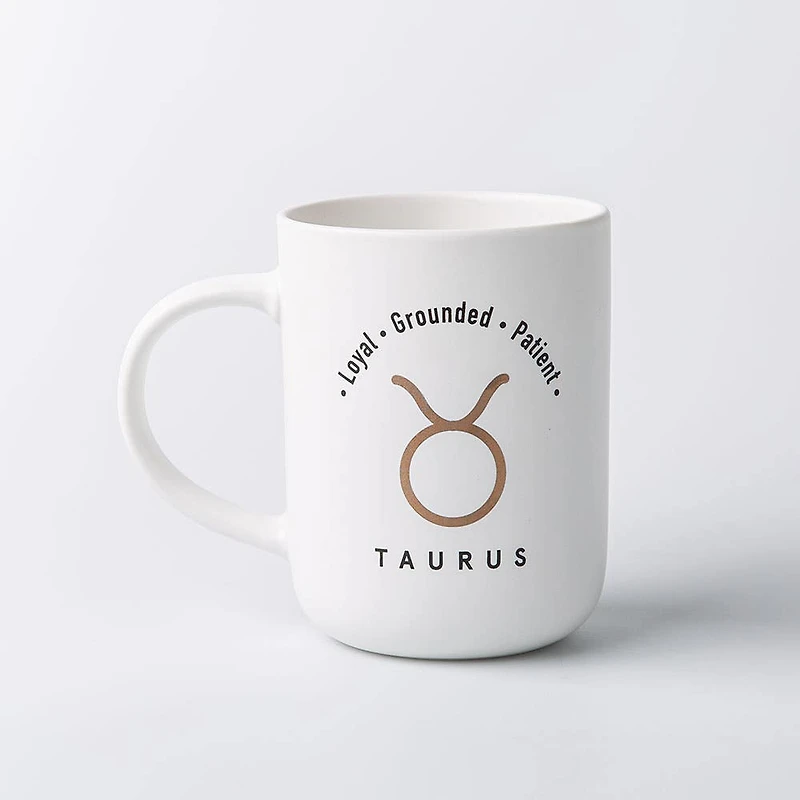 KSP Zodiac 'Taurus' Porcelain Mug 16oz. (White)