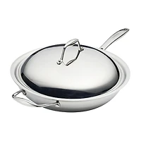 Tramontina Sea-Gourmet Wok with  Lid (Stainless Steel)