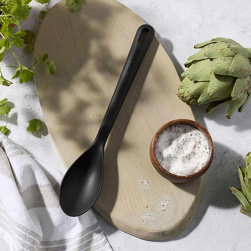 Henckels Onyx Silicone Solid Spoon (Black)