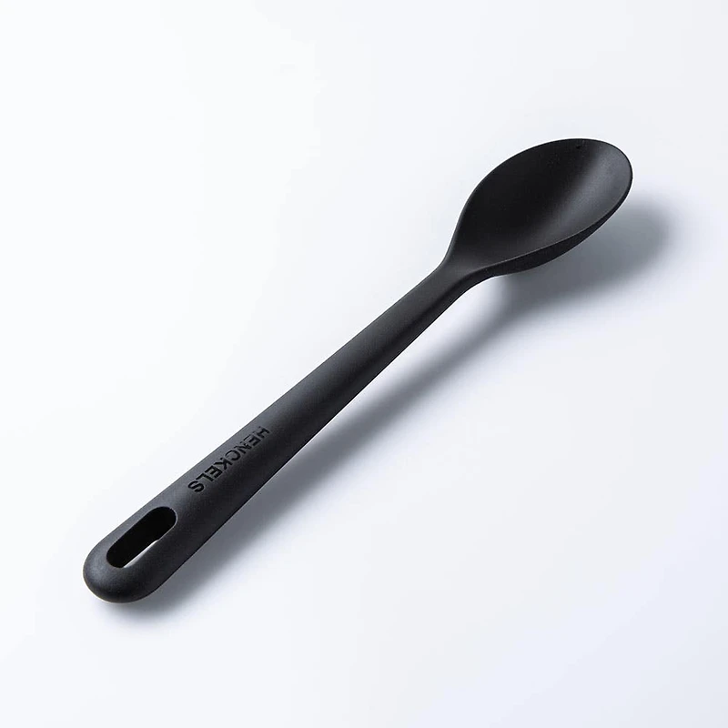 Henckels Onyx Silicone Solid Spoon (Black)