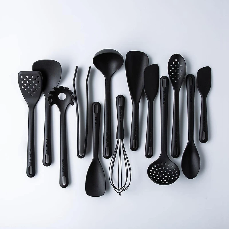 Henckels Onyx Silicone Solid Spoon (Black)
