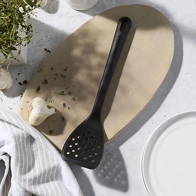 Henckels Onyx Silicone Slotted Turner (Black)