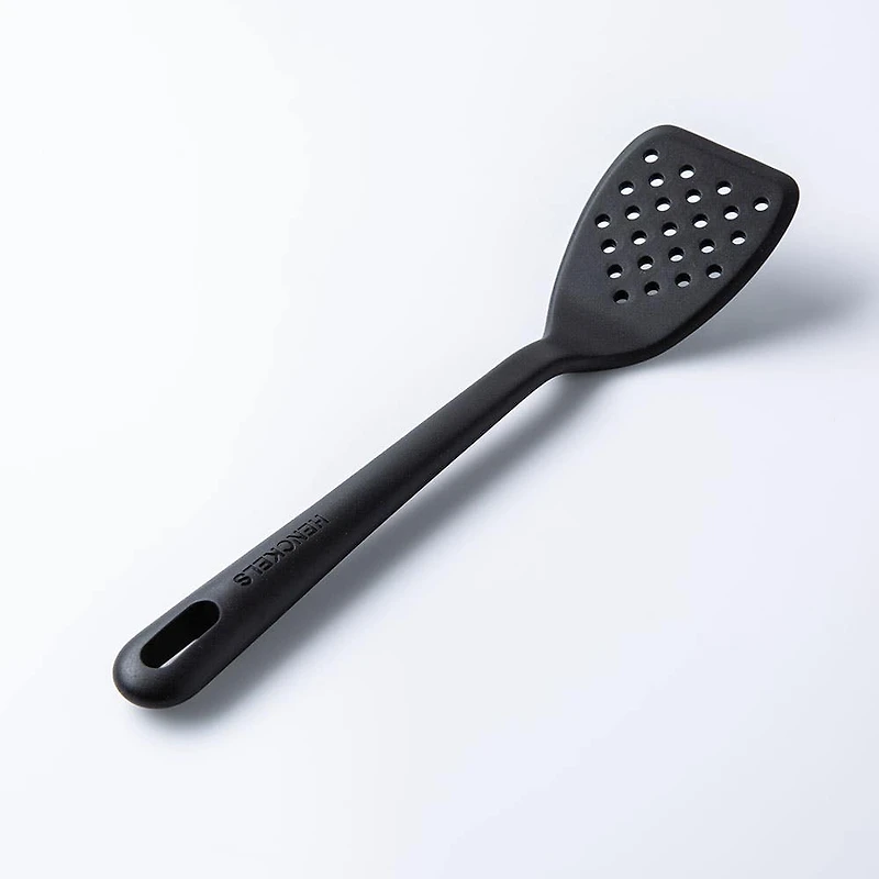 Henckels Onyx Silicone Slotted Turner (Black)