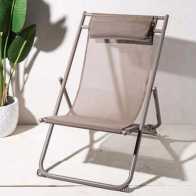 KSP Shore Lounge Chair with Pillow (Taupe)
