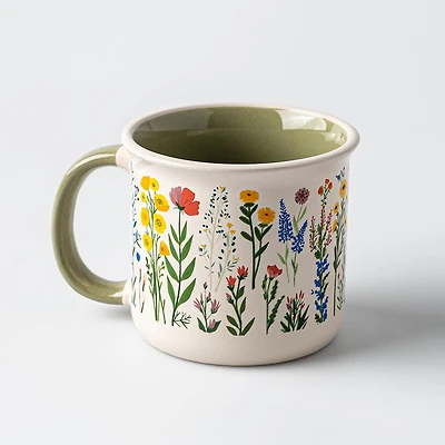 KSP Camper 'Wild Flowers' Ceramic Mug