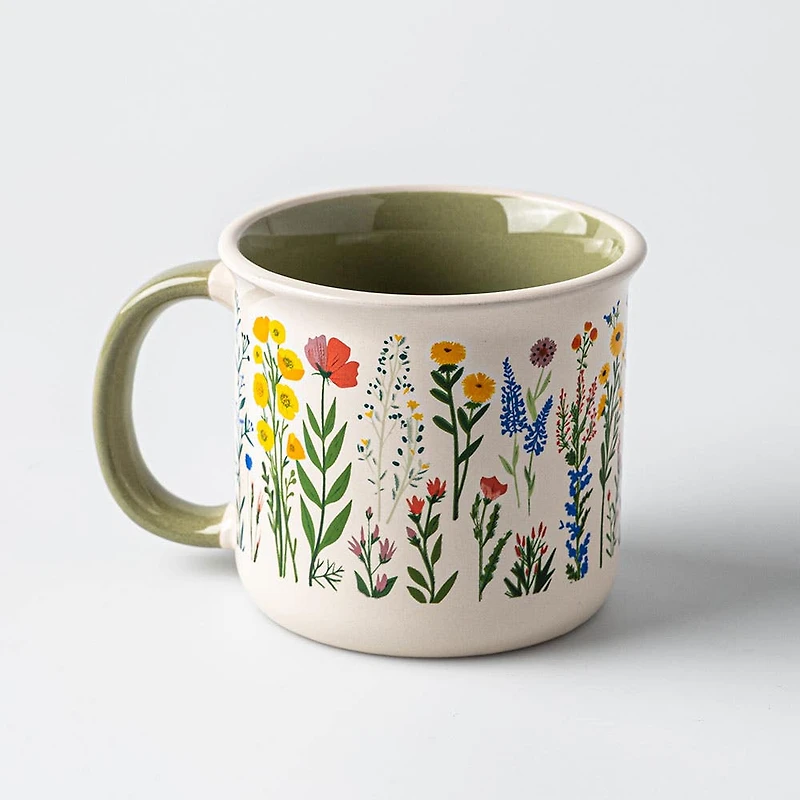 KSP Camper 'Wild Flowers' Ceramic Mug