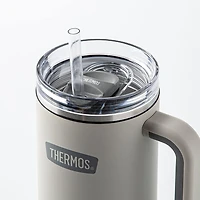 Thermos Icon Series Travel Mug with Straw 40oz. (Sandstone)