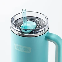 Thermos Icon Series Travel Mug with Straw 40oz. (Sea Green)