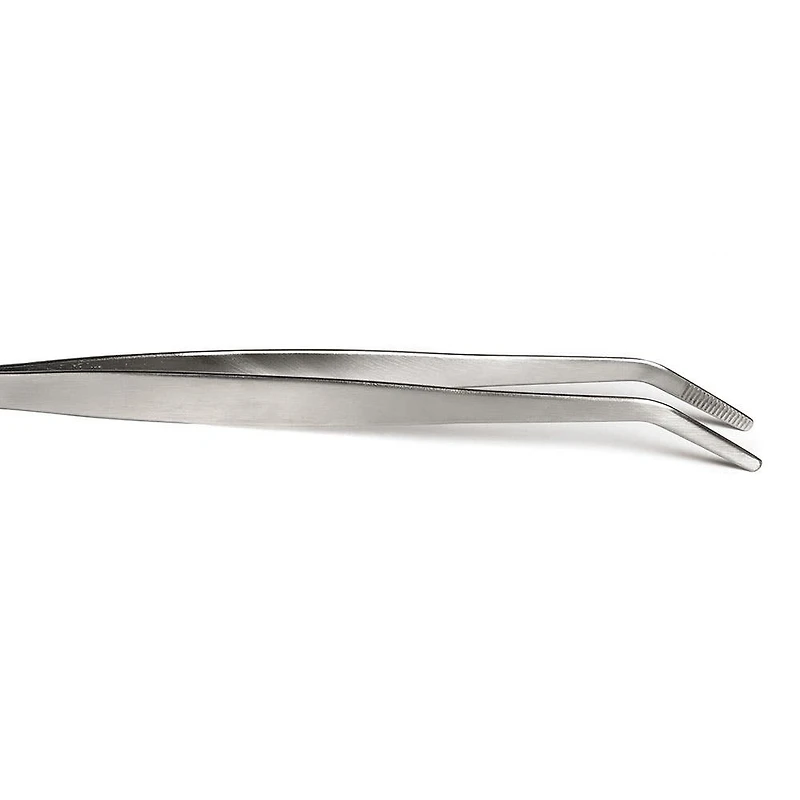 Browne Foodie 'Curved' Food Tweezers (Stainless Steel)