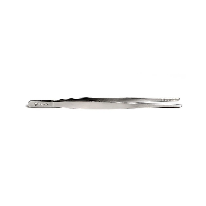 Browne Foodie 'Straight' Food Tweezers (Stainless Steel)