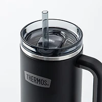 Thermos Icon Series Travel Mug with Straw 40oz. (Granite)