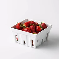 Bia Ceramic Berry Basket 5.5 x 2.95" (White)