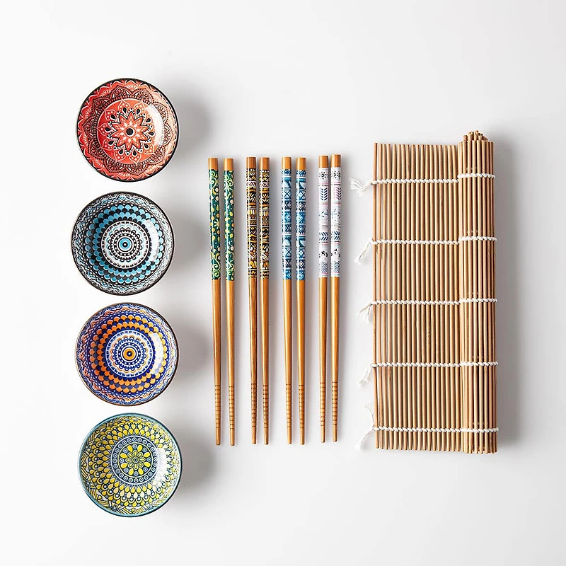 KSP Maki Bamboo Sushi Set - Set of 9