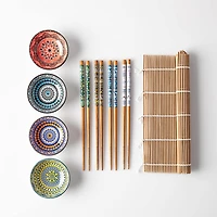 KSP Maki Bamboo Sushi Set - Set of 9