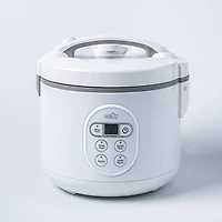Hauz Steam Smart Rice Cooker and Steamer (White)