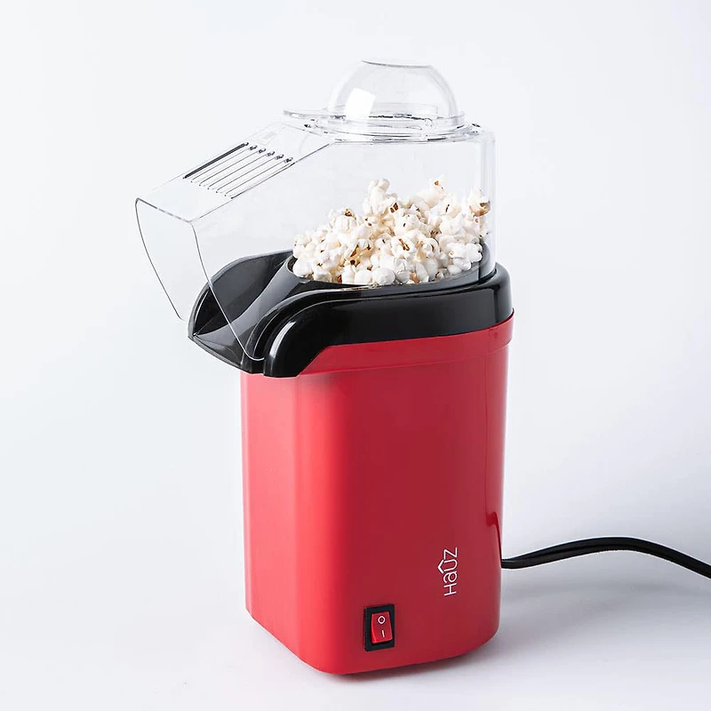 Hauz Easy Pop Tabletop Hot Air Popcorn Maker (Red)