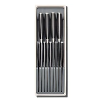 OXO Good Grips Compact Drawer Knife Organizer (White/Grey)