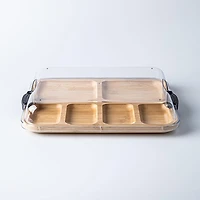 Kamenstein Buil-A-Board Portable Charcuterie Tray (Natural)