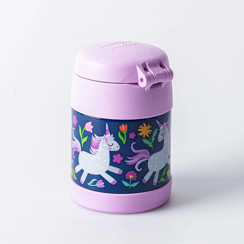 Thermos Double Wall 'Unicorn Blooms' Thermal Food Storage Jar-Spoon
