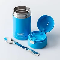 Thermos Thermal Food Storage Jar w/Spoon 16oz. (Electric Blue)