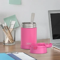 Thermos Thermal Food Storage Jar w/Spoon 16oz. (Neon Pink)