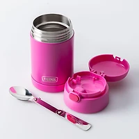 Thermos Thermal Food Storage Jar w/Spoon 16oz. (Neon Pink)