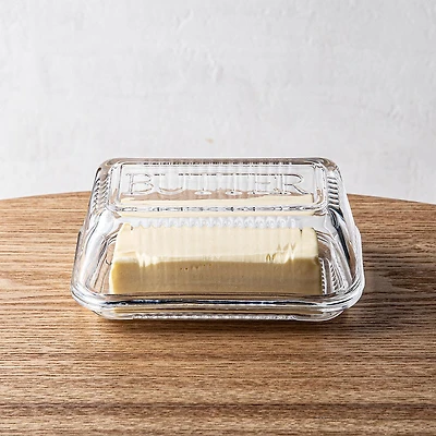 Keittiö Maslo Glass Butter Dish (Clear)