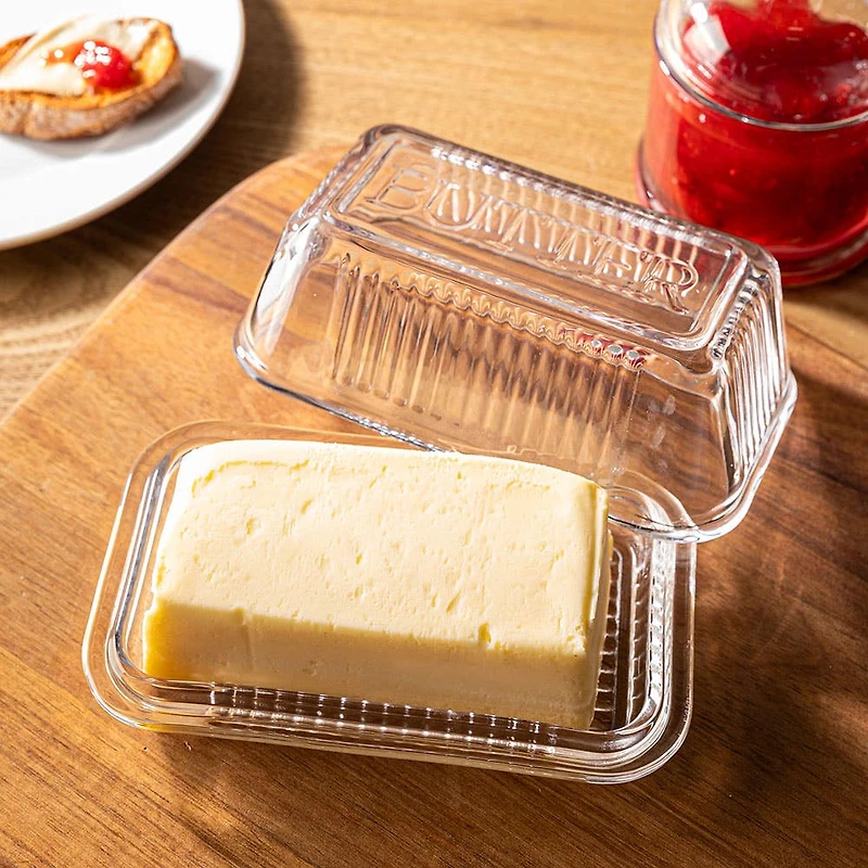 Keittiö Maslo Glass Butter Dish (Clear)