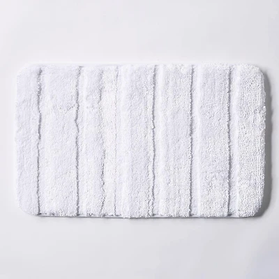 Harman Luxe Ribbed Memory Foam Bathmat