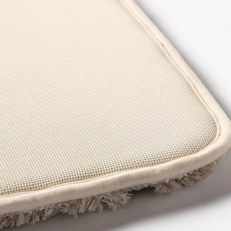 Harman Luxe Ribbed Memory Foam Bathmat - Taupe (20x32")