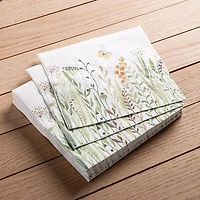 Harman 3-Ply 'Flower Border' Paper Napkin - Set of 20