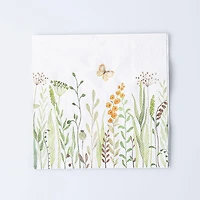 Harman 3-Ply 'Flower Border' Paper Napkin - Set of 20