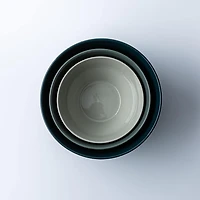 KSP Heirloom 'Faceted' Mixing Bowl - Set of 3 (Green)