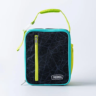 Thermos Icon Tween Series 'Black Sport Web' Upright Lunch Bag