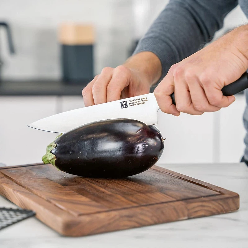 Zwilling Now Stainless Wood Knife Block Combo - Set of 4 (Black)