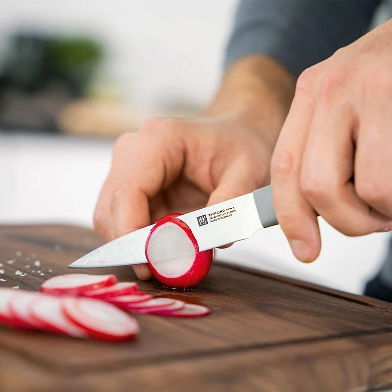 Zwilling Now Stainless Wood Knife Block Combo - Set of 4 (Black)