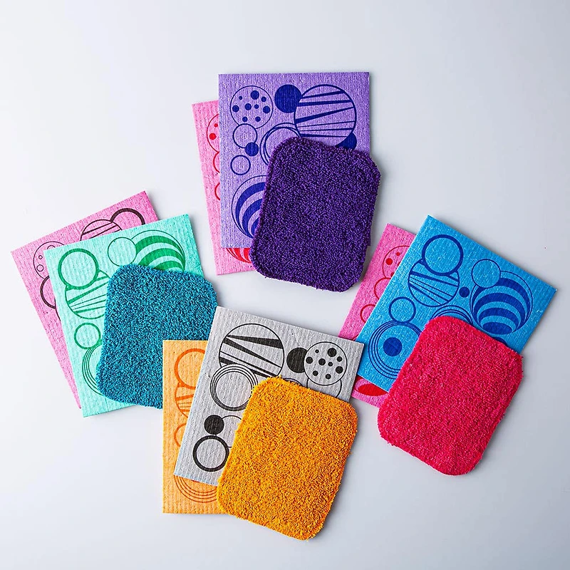 Universal Stone Simply Clean Swedish Cloth & Scrubber Combo - Set/3