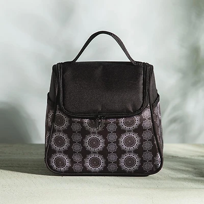 KSP Tote 'Lace' Insulated Lunch Bag (Black/White)