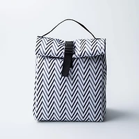 KSP Sack 'Zig Zag' Insulated Lunch Bag (Black/White)