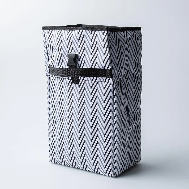 KSP Sack 'Zig Zag' Insulated Lunch Bag (Black/White)