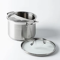 Tramontina Gourmet Pasta Strainer Pot - Set of 2 (Stainless Steel)