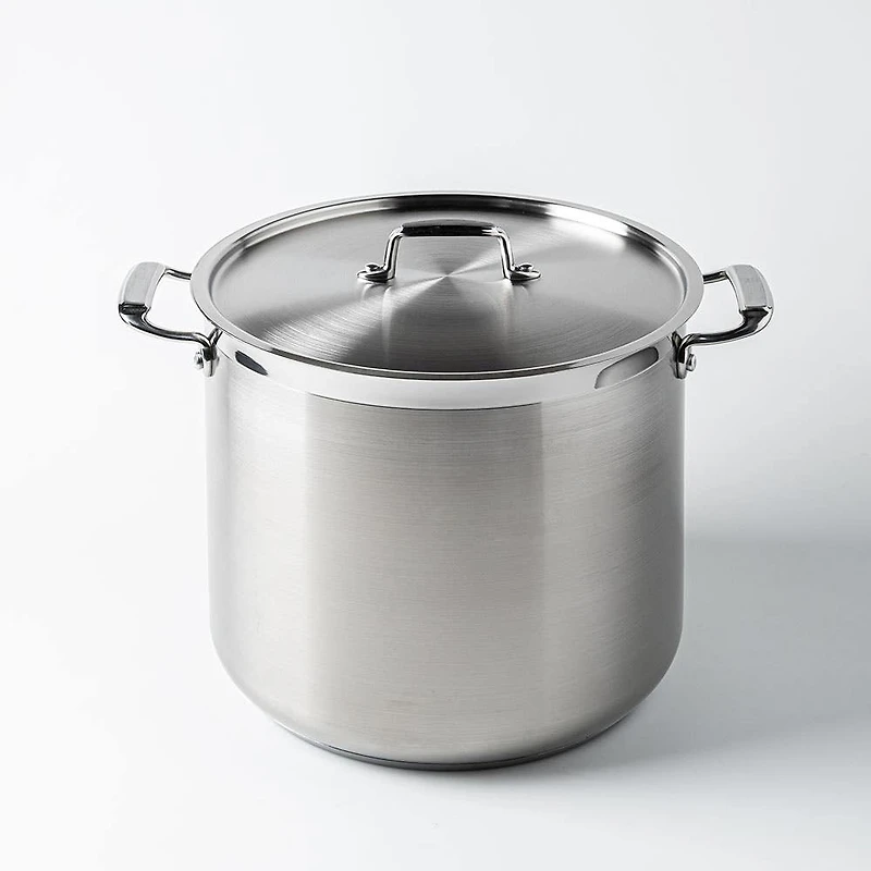 Tramontina Gourmet Stainless Steel Stock Pot with Lid 18.9L