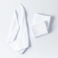 Harman Goods & Textiles Bar Mop Kitchen Towel - Set of 3 (White)