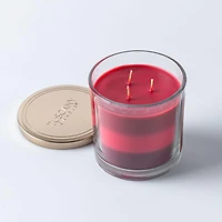 Empire Tuscany 3-Wick 'Cranberry Shortbread' Glass Jar Candle