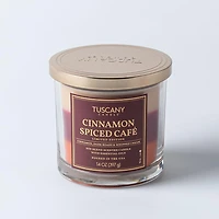 Empire Tuscany 3-Wick 'Cinnamon Spiced Cafe' Glass Jar Candle