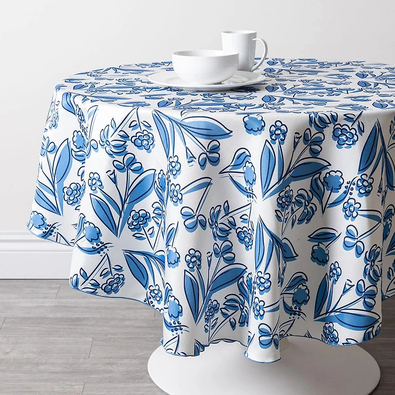 Myles Promo Polyester Tablecloth 60" Round (Asstd.)